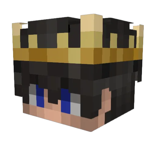 winwerx Minecraft avatar head, 3D render