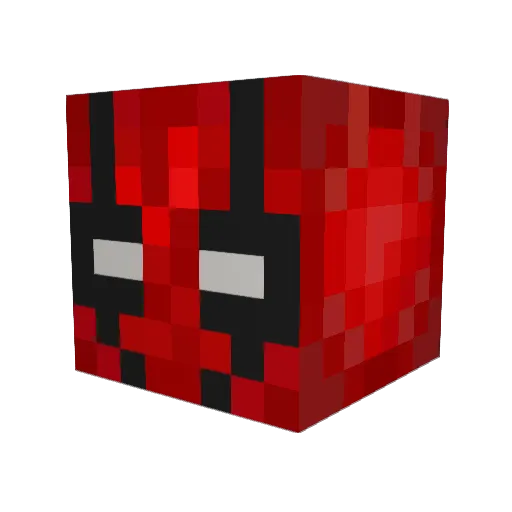 winwin7 Minecraft avatar head, 3D render
