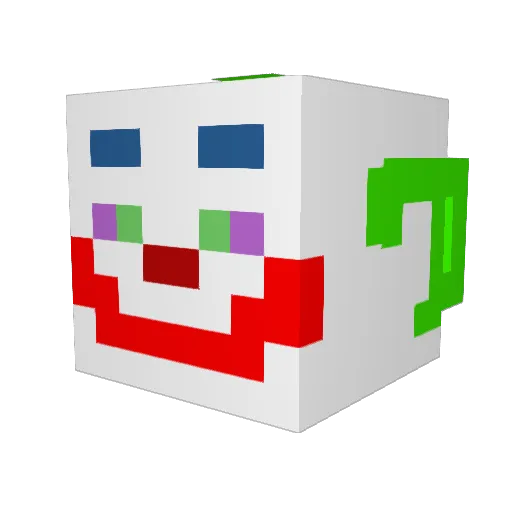 winwinallday Minecraft avatar head, 3D render