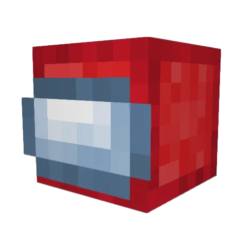 winx420 Minecraft avatar head, 3D render