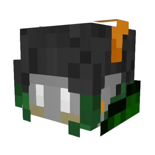 winxisa Minecraft avatar head, 3D render