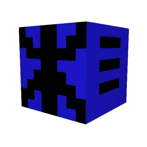 wirmen Minecraft avatar head, 3D render
