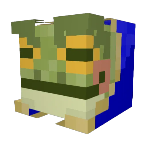 wirtue Minecraft avatar head, 3D render