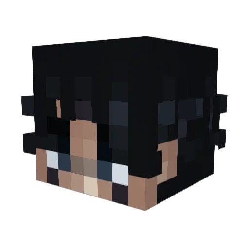 wiryzz_ Minecraft avatar head, 3D render