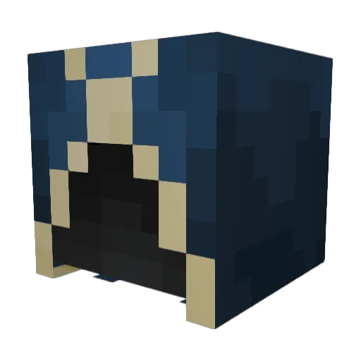 wise_797 Minecraft avatar head, 3D render