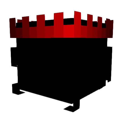 wisedragon1234 Minecraft avatar head, 3D render