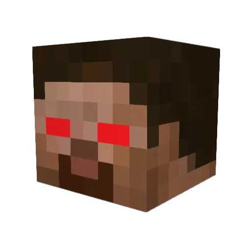 wishIcouldfly Minecraft avatar head, 3D render