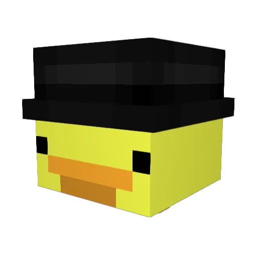 wisina Minecraft avatar head, 3D render