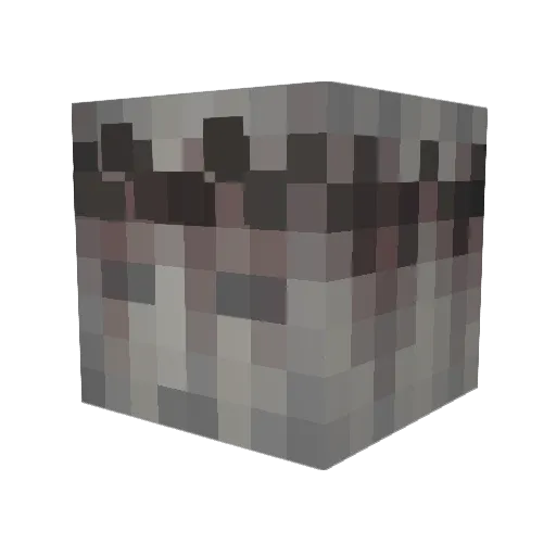 wisprd Minecraft avatar head, 3D render