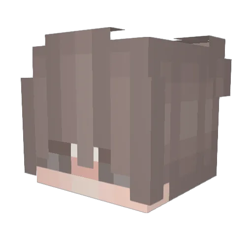 wisps7 Minecraft avatar head, 3D render