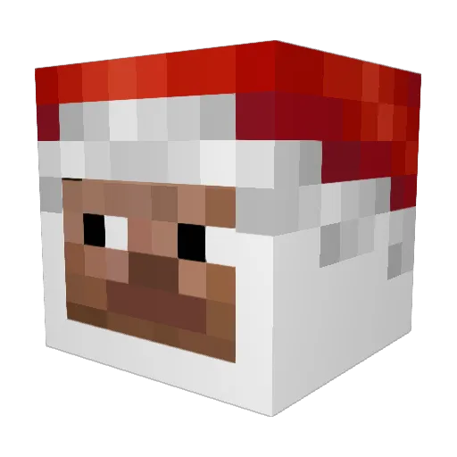 witek901 Minecraft avatar head, 3D render