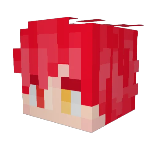 wittlejustin Minecraft avatar head, 3D render