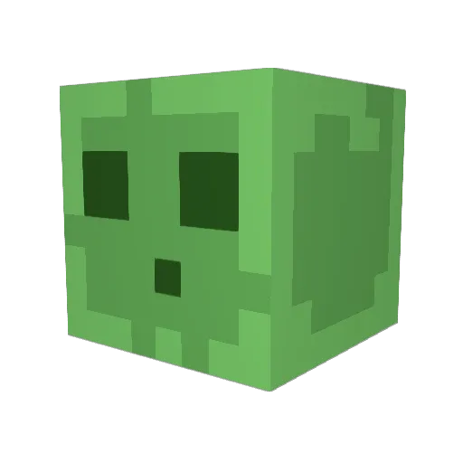 witty2333 Minecraft avatar head, 3D render