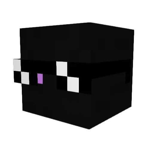 wixibaby Minecraft avatar head, 3D render