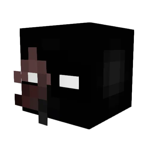 wixrv Minecraft avatar head, 3D render