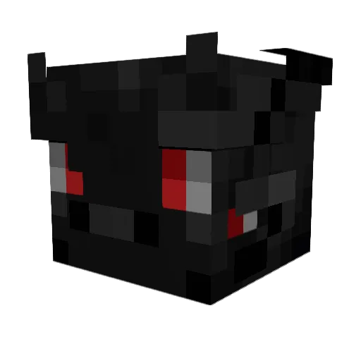 wiyd Minecraft avatar head, 3D render