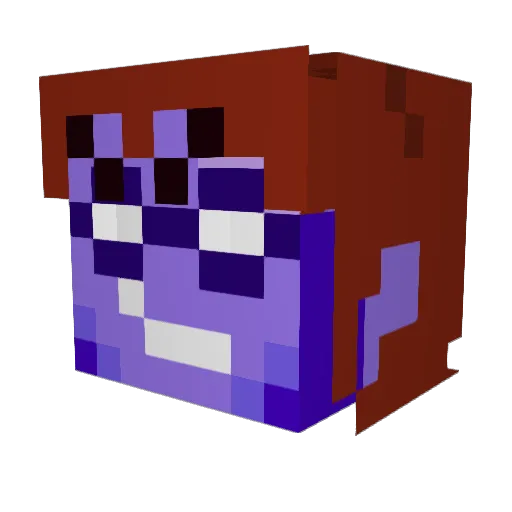 wiz4rdtower Minecraft avatar head, 3D render