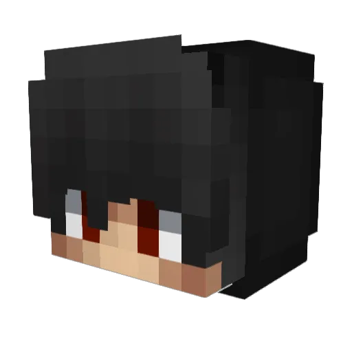 wiz_medo Minecraft avatar head, 3D render