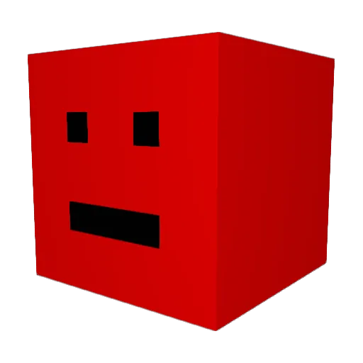 wizard892 Minecraft avatar head, 3D render