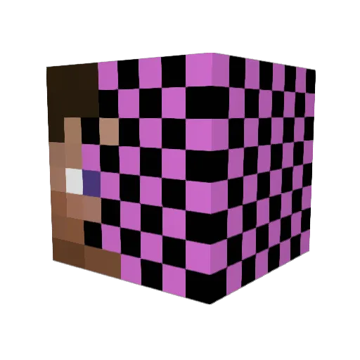 wizard939 Minecraft avatar head, 3D render