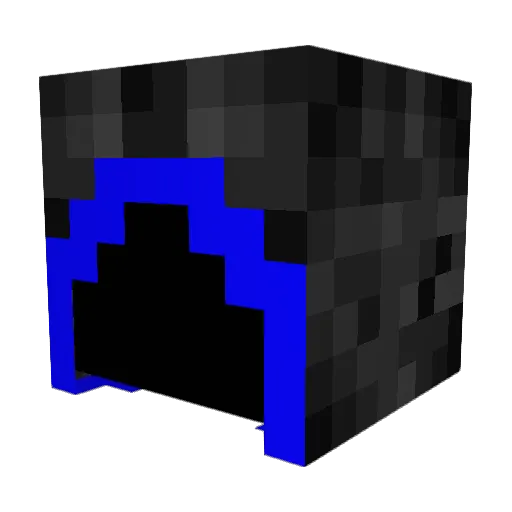 wizard_assassin Minecraft avatar head, 3D render