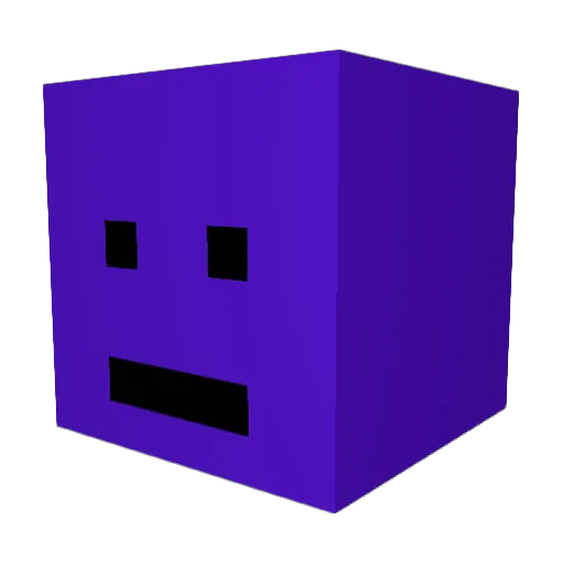 wizardb171B Minecraft avatar head, 3D render