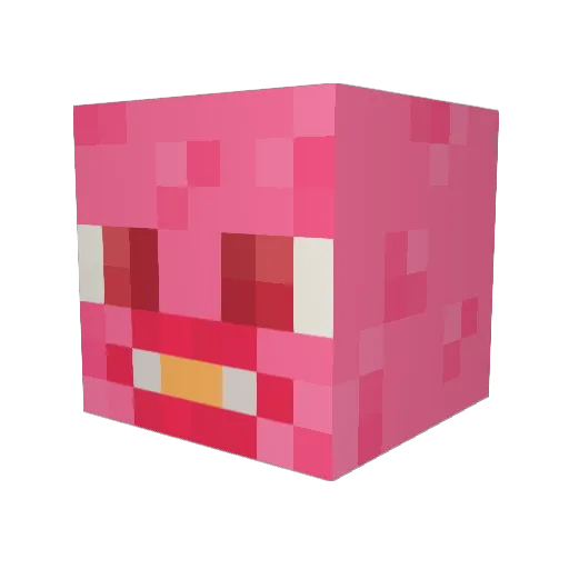 wizdul Minecraft avatar head, 3D render