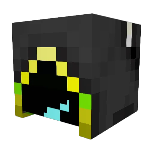 wizemon Minecraft avatar head, 3D render
