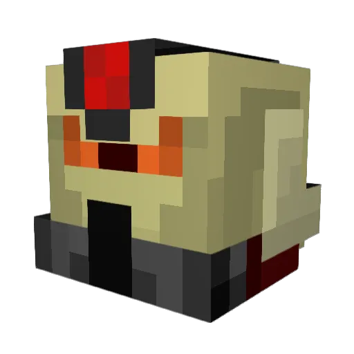 wizreck Minecraft avatar head, 3D render