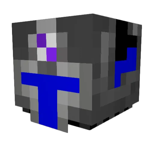 wjdzak Minecraft avatar head, 3D render