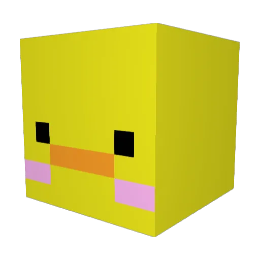 wjfmald Minecraft avatar head, 3D render