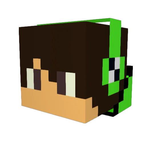 wjj2318 Minecraft avatar head, 3D render