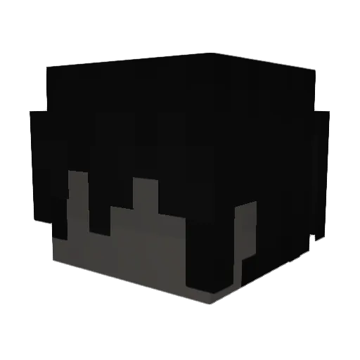 wjky Minecraft avatar head, 3D render
