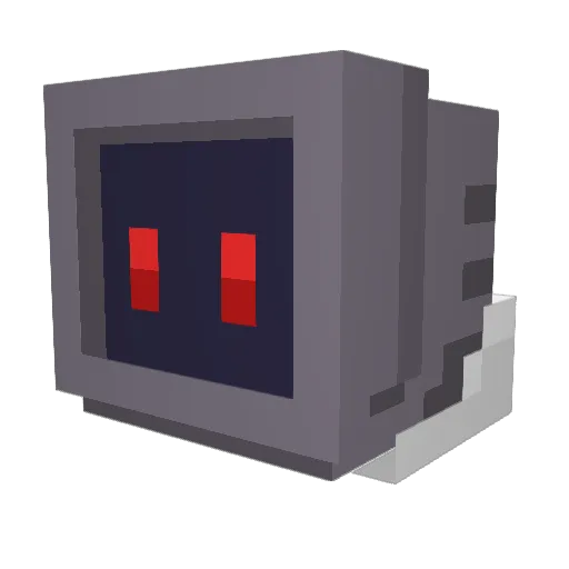 wjlDJJ Minecraft avatar head, 3D render