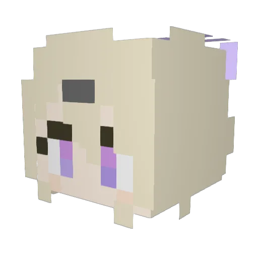 wjwj6969 Minecraft avatar head, 3D render