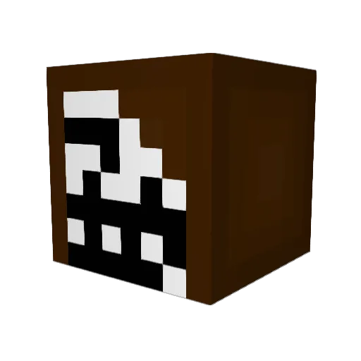wkia Minecraft avatar head, 3D render
