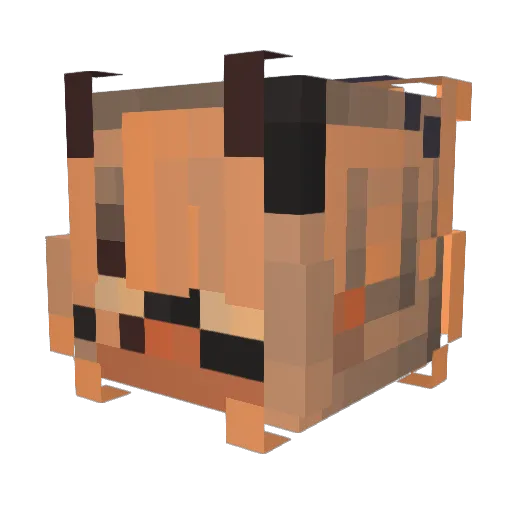wkiii Minecraft avatar head, 3D render