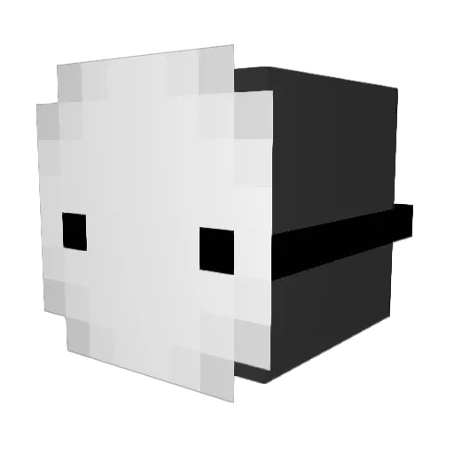 wl00621926 Minecraft avatar head, 3D render