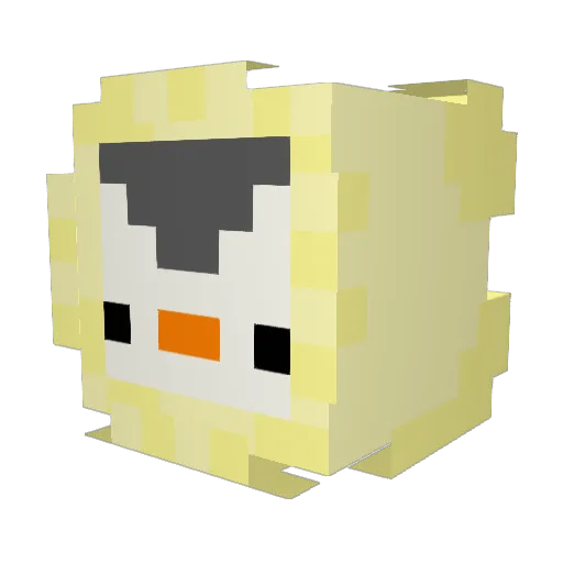 wlalsdldiz Minecraft avatar head, 3D render