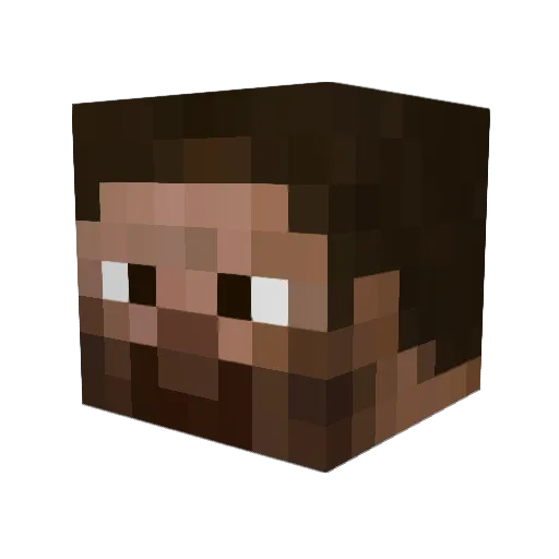 wlancelot Minecraft avatar head, 3D render