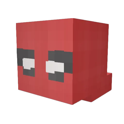 wldms_211 Minecraft avatar head, 3D render