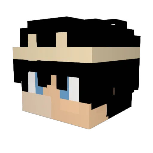 wlgus5356 Minecraft avatar head, 3D render