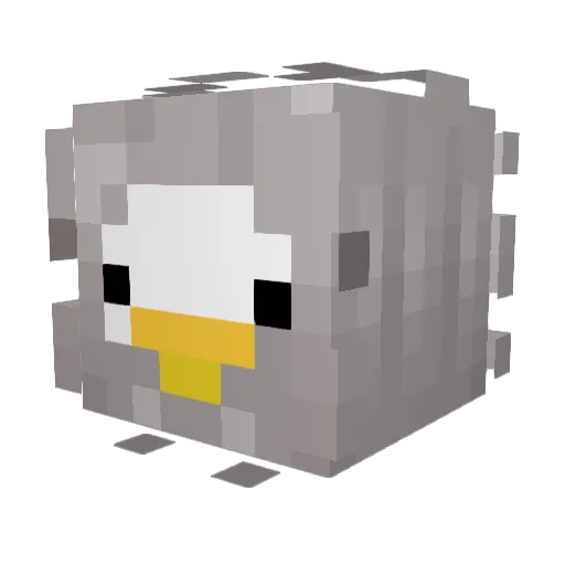 wlkur_ Minecraft avatar head, 3D render