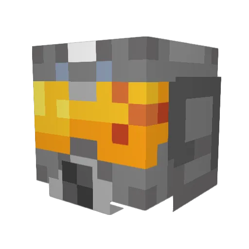 wllyn Minecraft avatar head, 3D render