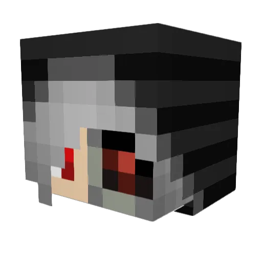 wlo3132 Minecraft avatar head, 3D render