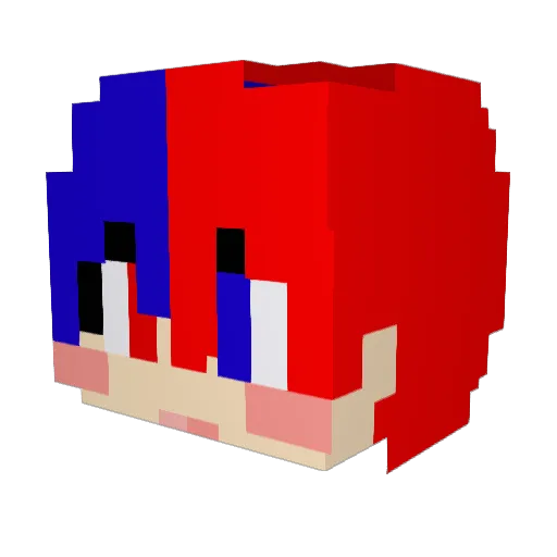 wlsdn0810 Minecraft avatar head, 3D render