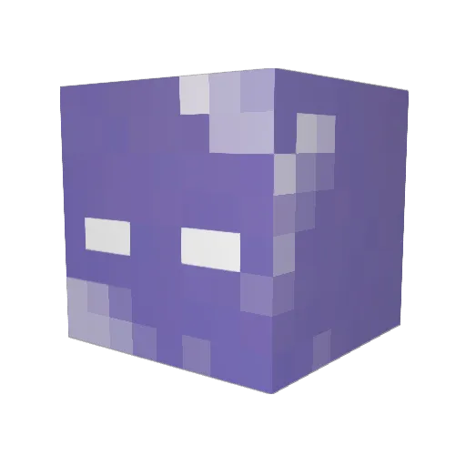 wlxor Minecraft avatar head, 3D render