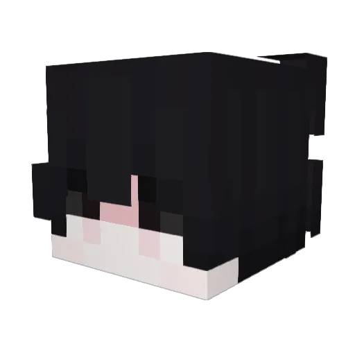 wm7 Minecraft avatar head, 3D render