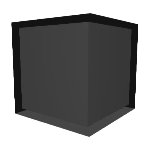 wmwi Minecraft avatar head, 3D render