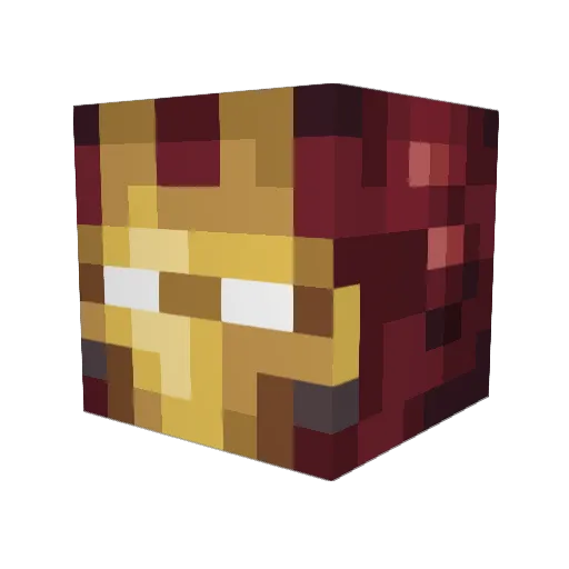wn9a Minecraft avatar head, 3D render